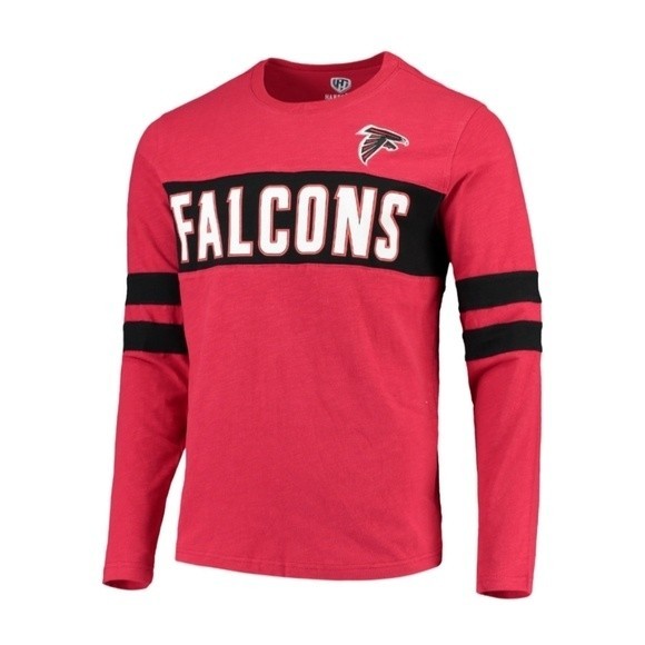 NFL Falcons Shirt invented‎ by Jimmy Fallon Hands High - Picture 2 of 8
